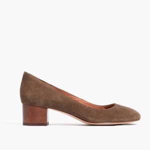 Madewell Ella pump in suede
